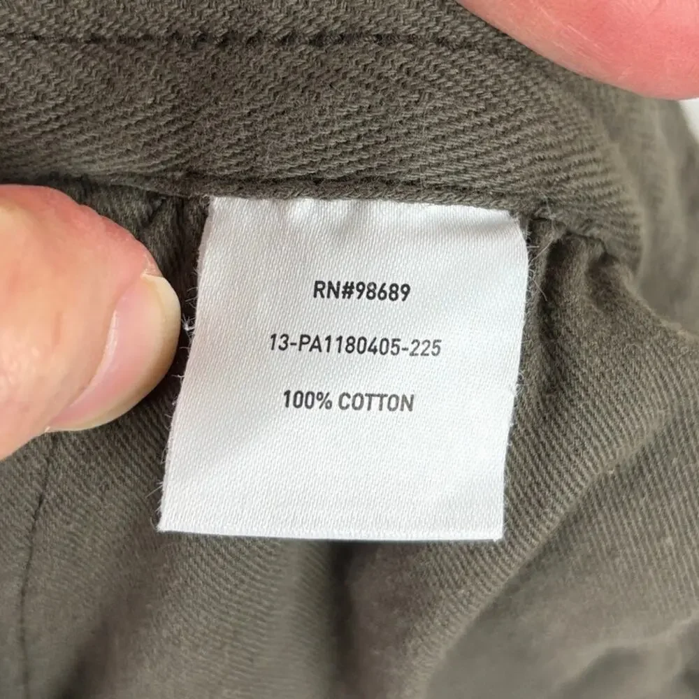 Todd Snyder Brown Corduroy Weekend Pant Pull On Ankle Large Pockets